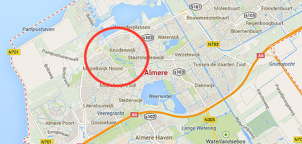 Ronnico inventariseert in Kruidenwijk Almere